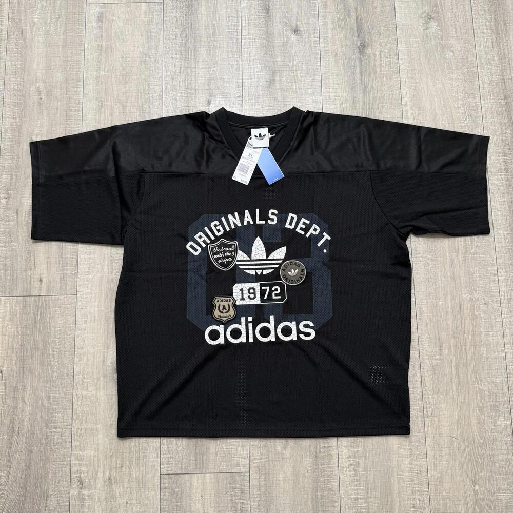 Adidas Originals Og Graphic Dept. Mesh Fashion Black  Shirt KD6252 Size XL Men